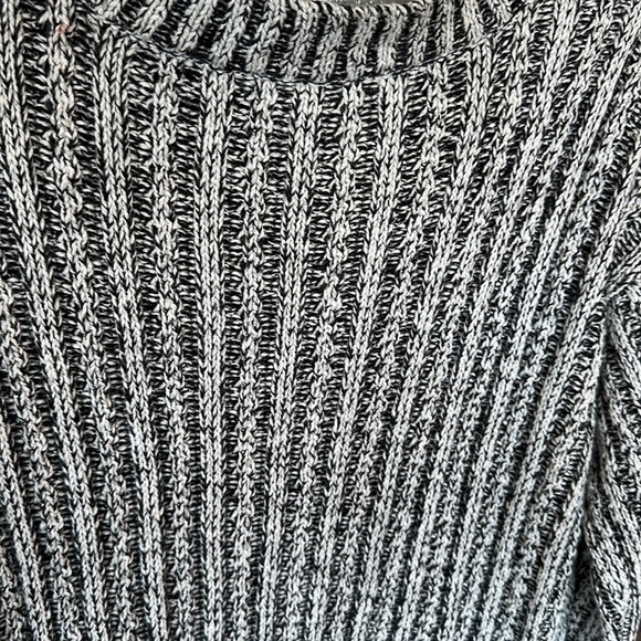 Thakoon black and white sweater with shirt detail on the front. Size XL - Picture 8 of 9